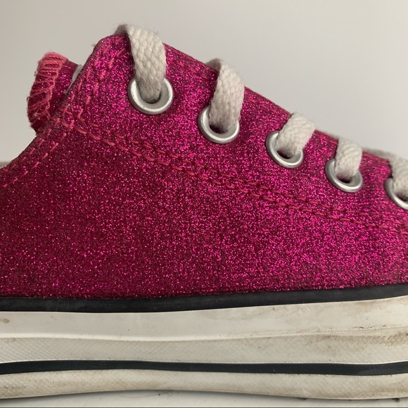 Glitter Pink Converse - Picture 8 of 10